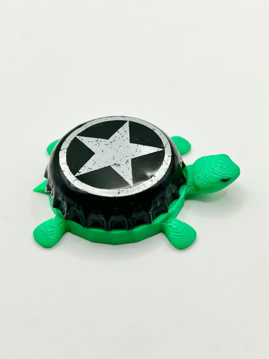 Starr Hill Brewing (All Black) - Bottle Cap Magnet Turtle