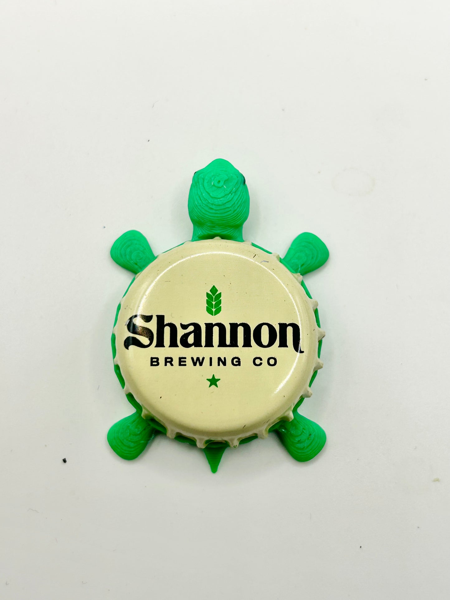 Shannon Brewing - Bottle Cap Magnet Turtle