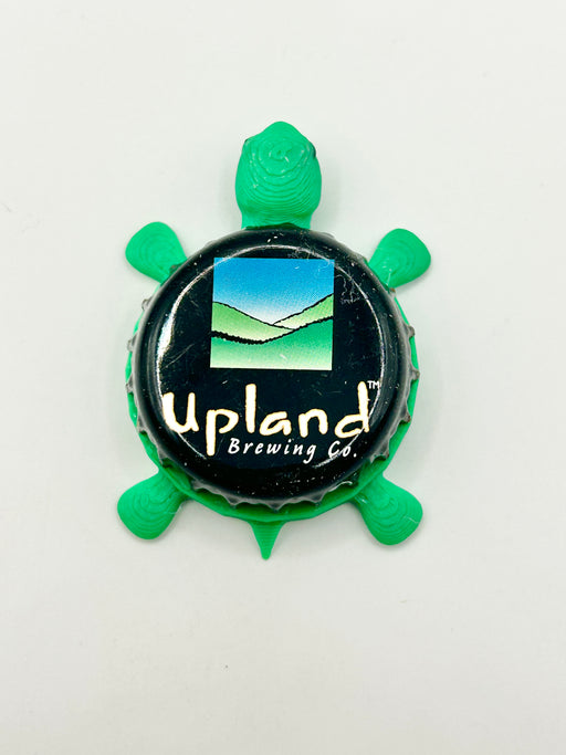 Upland Brewing (Vintage) - Bottle Cap Magnet Turtle Shell Shocked Art