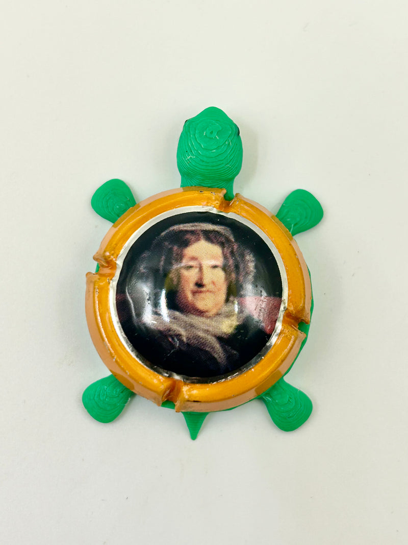 Veuve Clicquot Champagne - Bottle Cap Magnet Turtle Shell Shocked Art