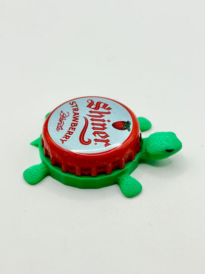 Shiner Strawberry Blonde (Vintage) - Bottle Cap Magnet Turtle Shell Shocked Art
