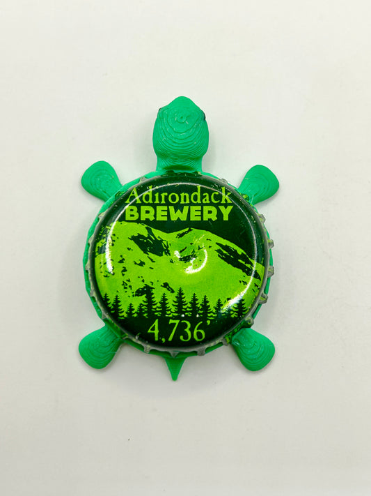 Adirondack Brewery (4,736 ft) - Bottle Cap Magnet Turtle
