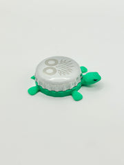Oogave Soda - Bottle Cap Magnet Turtle Shell Shocked Art