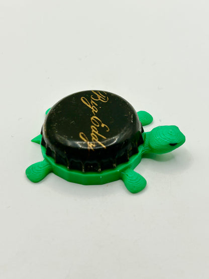 Big Eddy (Leinenkugel) - Bottle Cap Magnet Turtle Shell Shocked Art