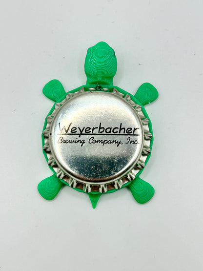 Weyerbacher (Vintage) - Bottle Cap Magnet Turtle Shell Shocked Art