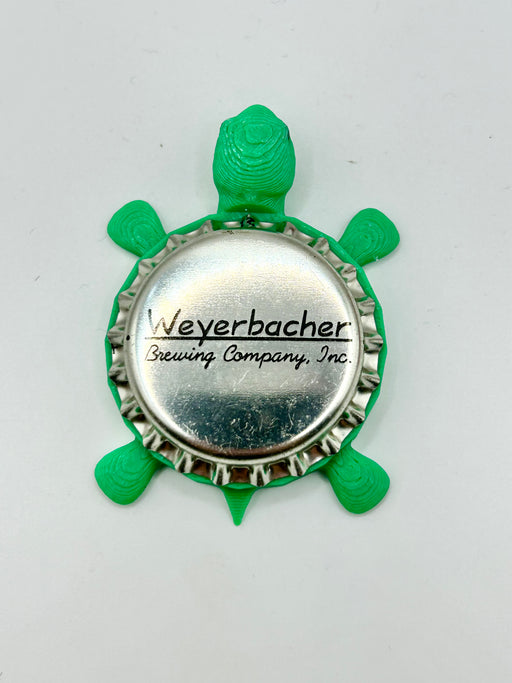 Weyerbacher (Vintage) - Bottle Cap Magnet Turtle Shell Shocked Art