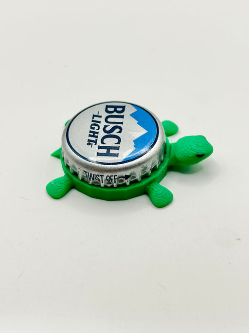 Busch Light (Mountains) - Bottle Cap Magnet Turtle Shell Shocked Art