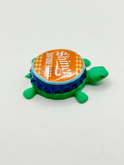 Shiner Oktoberfest - Bottle Cap Magnet Turtle Shell Shocked Art