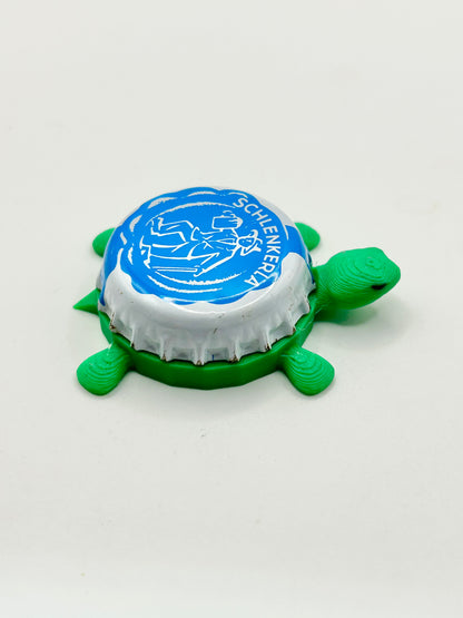 Schlenkerla Beer (Blue) - Bottle Cap Magnet Turtle Shell Shocked Art