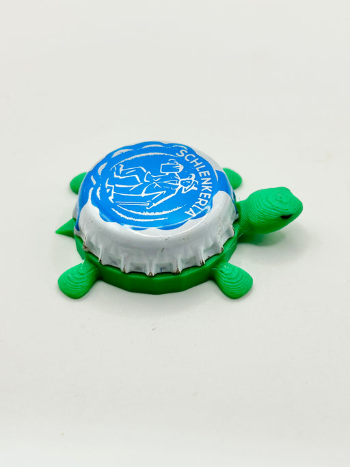 Schlenkerla Beer (Blue) - Bottle Cap Magnet Turtle Shell Shocked Art