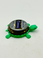 Corona Cerveza - Bottle Cap Magnet Turtle Shell Shocked Art