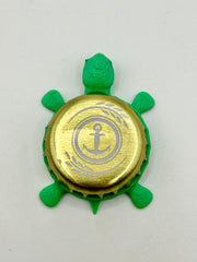 Budels Bier - Bottle Cap Magnet Turtle Shell Shocked Art