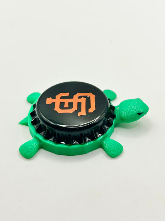 San Francisco Giants - Bottle Cap Magnet Turtle