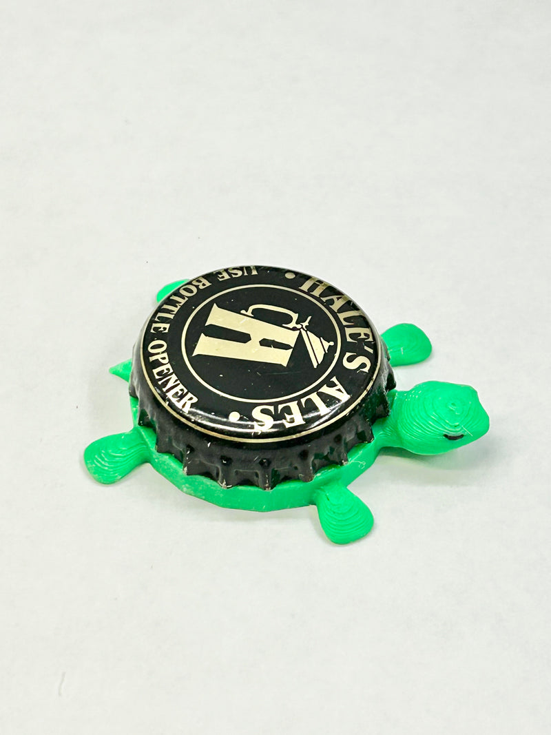 Hale’s Ales - Bottle Cap Magnet Turtle Shell Shocked Art