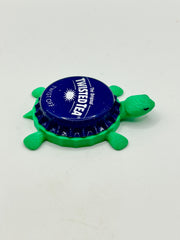 Twisted Tea (with Sun) - Bottle Cap Magnet Turtle Shell Shocked Art