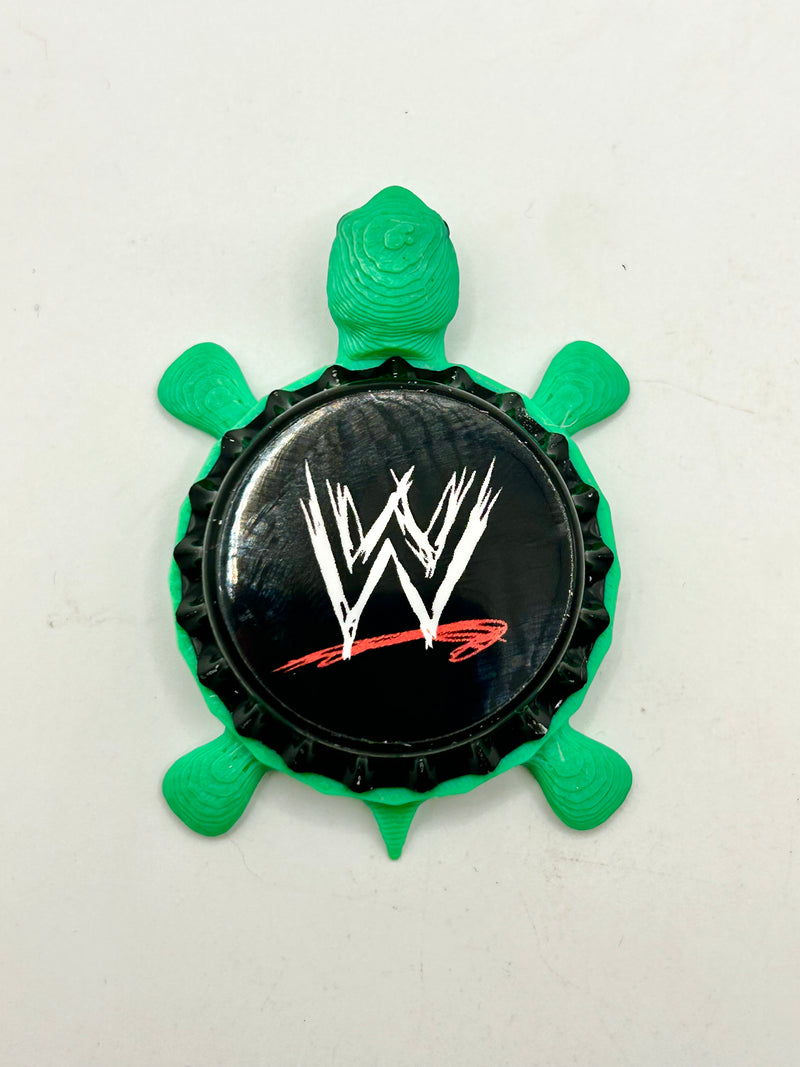 WWE Wrestling - Bottle Cap Magnet Turtle