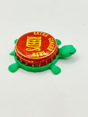 Reed’s Extra Ginger Brew - Bottle Cap Magnet Turtle Shell Shocked Art