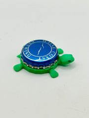 Maine Coast Brewing - Bottle Cap Magnet Turtle Shell Shocked Art
