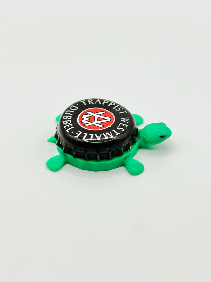 Trappist Westmalle Dubbel - Bottle Cap Magnet Turtle Shell Shocked Art