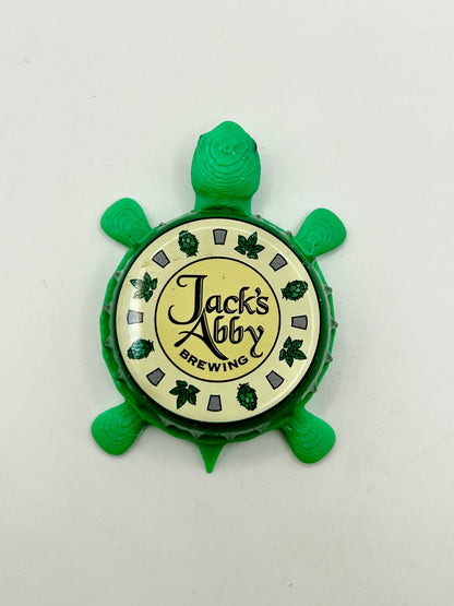 Jack’s Abby Brewing (Vintage) - Bottle Cap Magnet Turtle Shell Shocked Art