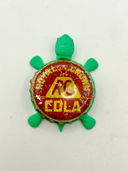 RC Cola (Vintage) - Bottle Cap Magnet Turtle Shell Shocked Art
