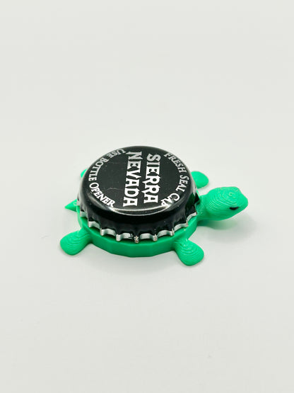 Sierra Nevada (Black Cap) - Bottle Cap Magnet Turtle Shell Shocked Art