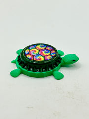 Tye Dye Shell - Bottle Cap Magnet Turtle (Copy) Shell Shocked Art