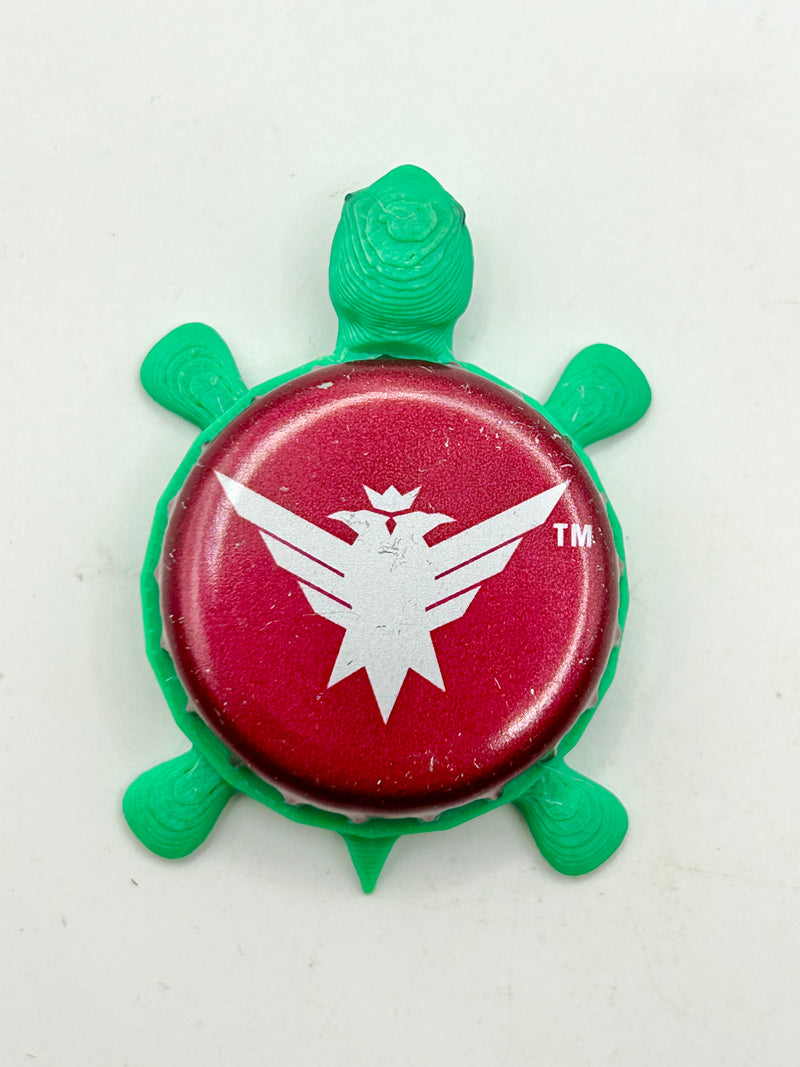 Smirnoff Eagle (Maroon) - Bottle Cap Magnet Turtle