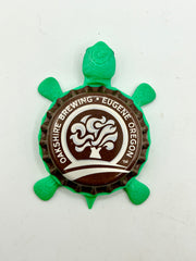 Oakshire Brewing (Vintage) - Bottle Cap Magnet Turtle Shell Shocked Art
