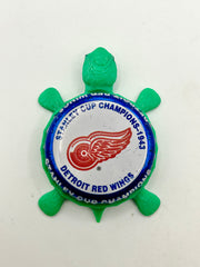 Detroit Red Wings Stanley Cup Champions (1943) - Bottle Cap Magnet Turtle Shell Shocked Art