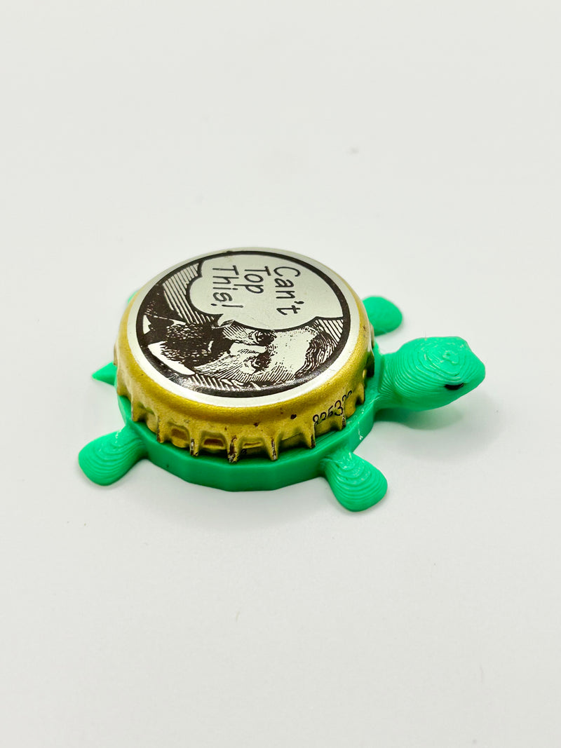 Blitz Weinhard Brewing (Can’t Top This) - Bottle Cap Magnet Turtle Shell Shocked Art