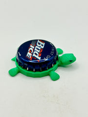 Bud Ice (Vintage) - Bottle Cap Magnet Turtle Shell Shocked Art