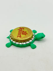 Squirt Soda (Design 2) - Bottle Cap Magnet Turtle Shell Shocked Art