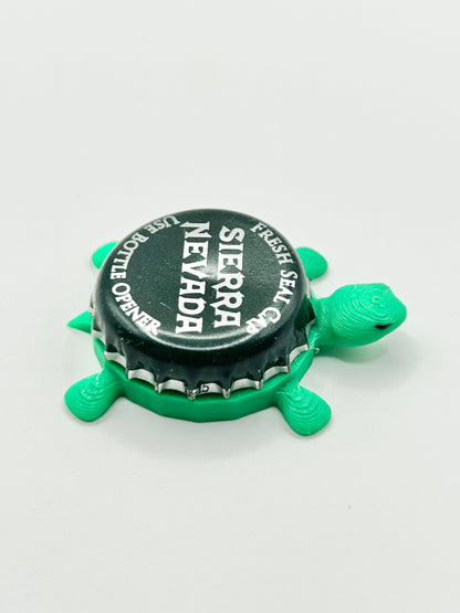 Sierra Nevada (Dark Green)- Bottle Cap Magnet Turtle Shell Shocked Art