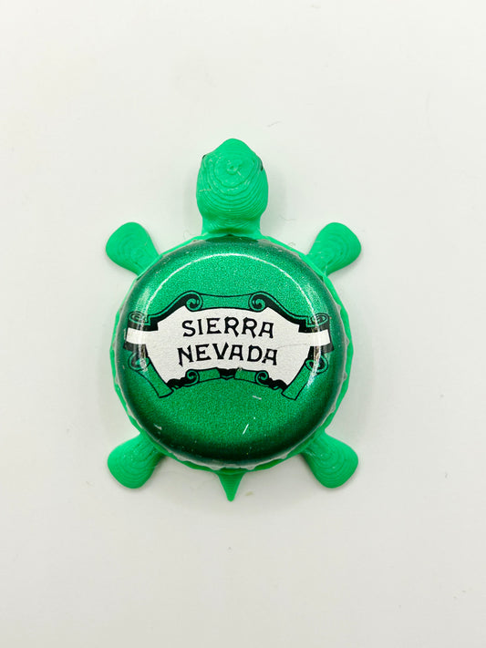 Sierra Nevada (Green Cap Vintage) - Bottle Cap Magnet Turtle
