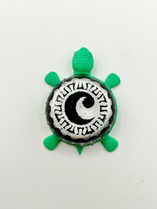 Cisco Brewers - Bottle Cap Magnet Turtle