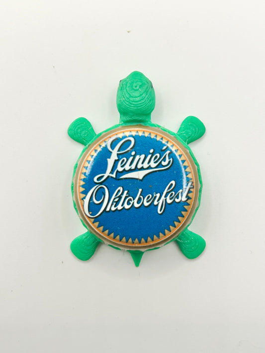 Leinenkugel's Oktoberfest (Vintage) - Bottle Cap Magnet Turtle