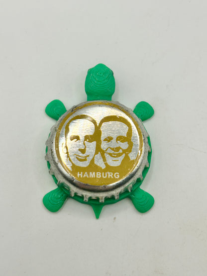 Fritz Cola (Hamburg) - Bottle Cap Magnet Turtle Shell Shocked Art