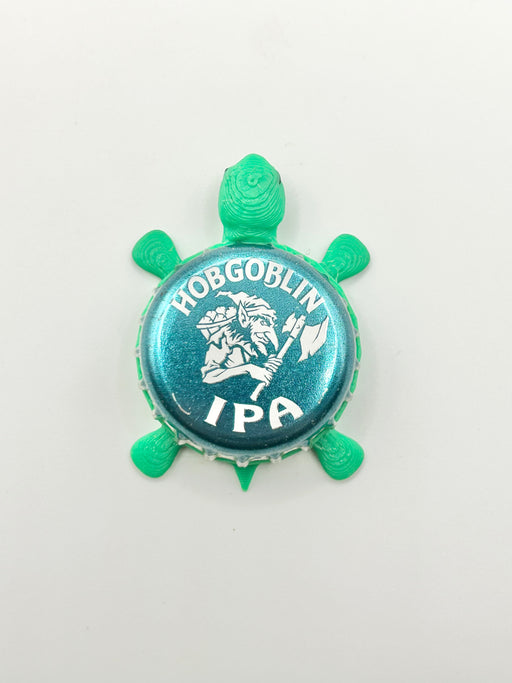 Hobgoblin IPA - Bottle Cap Magnet Turtle Shell Shocked Art