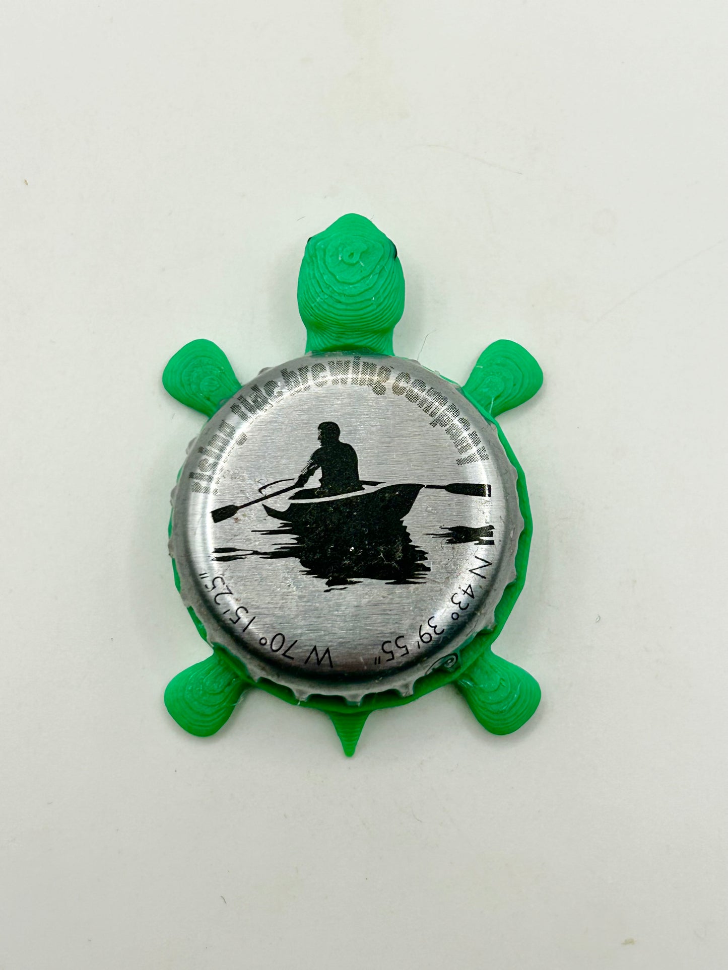 Rising Tide Brewing - Bottle Cap Magnet Turtle