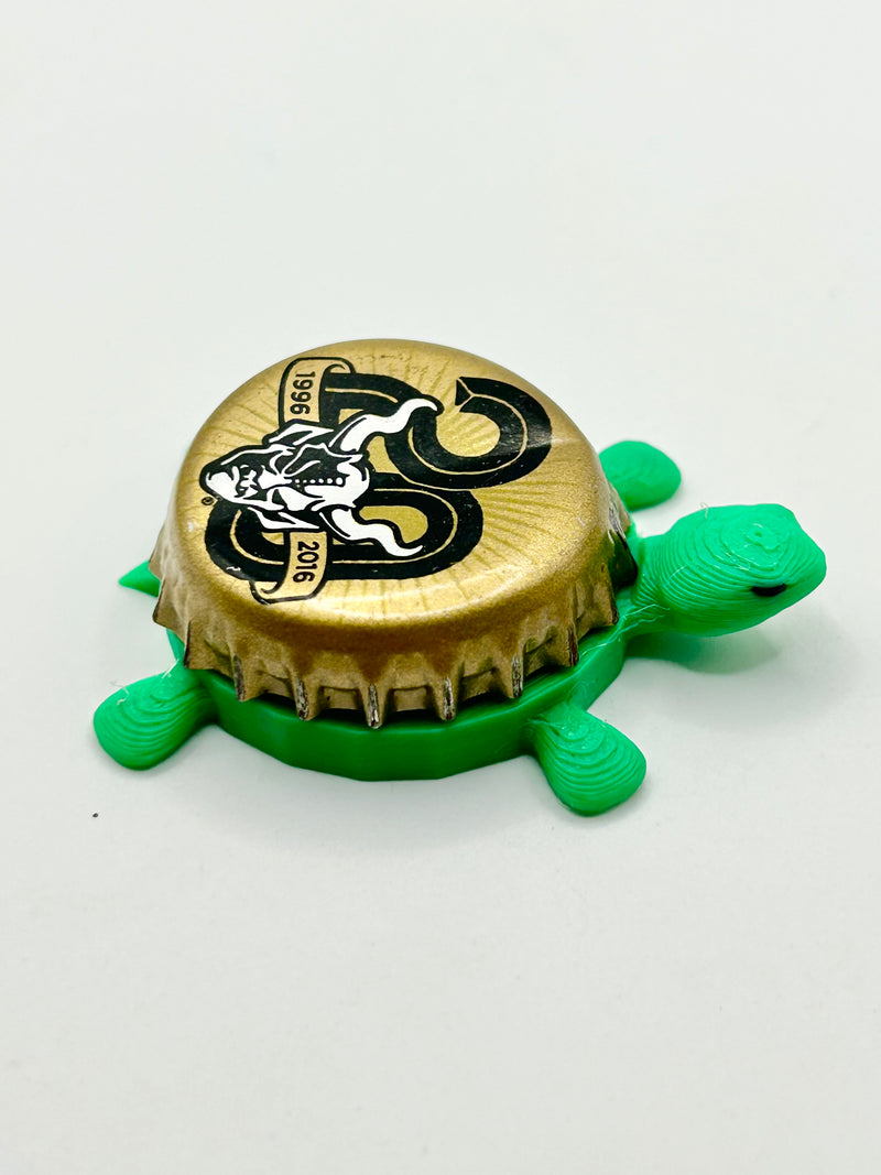 Stone Brewing (20 Years) - Bottle Cap Magnet Turtle Shell Shocked Art