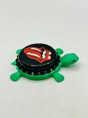The Rolling Stones - Bottle Cap Magnet Turtle Shell Shocked Art