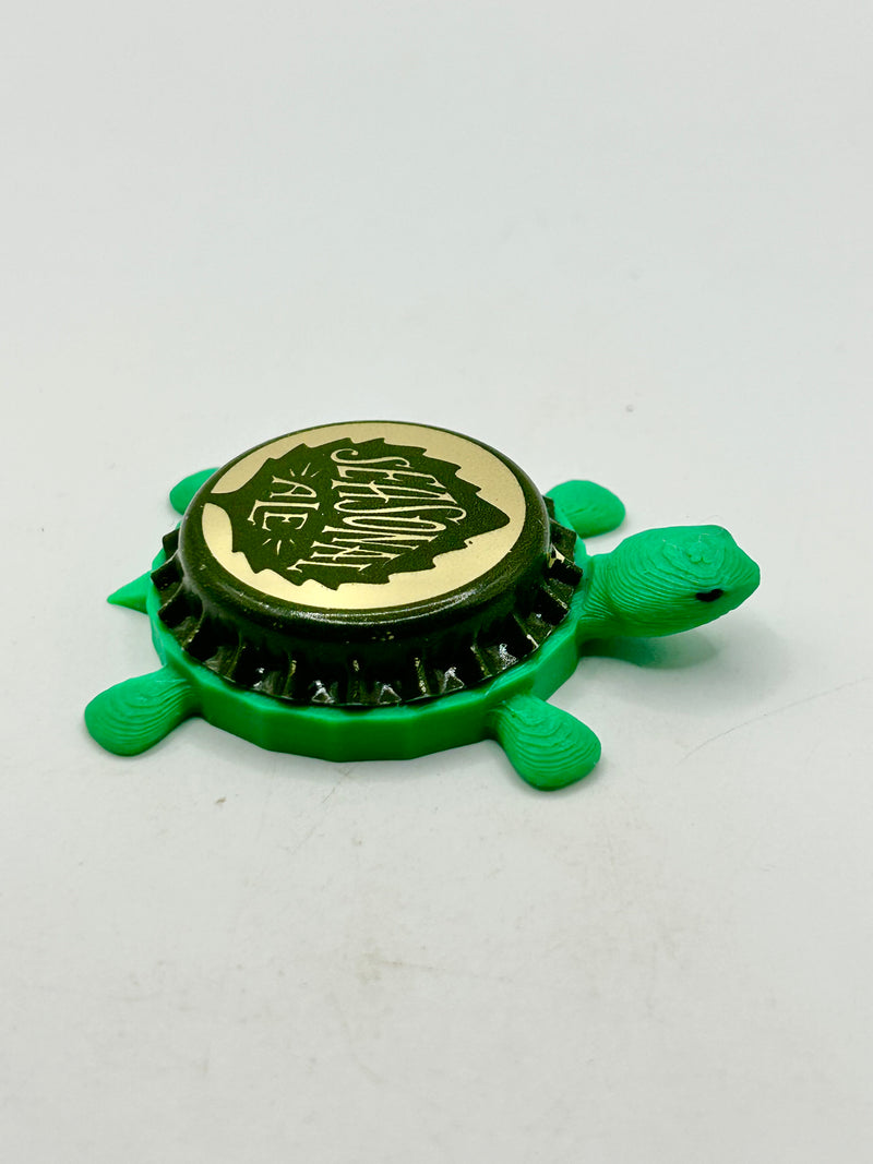 Odell Brewing Co (Seasonal Ale) - Bottle Cap Magnet Turtle Shell Shocked Art