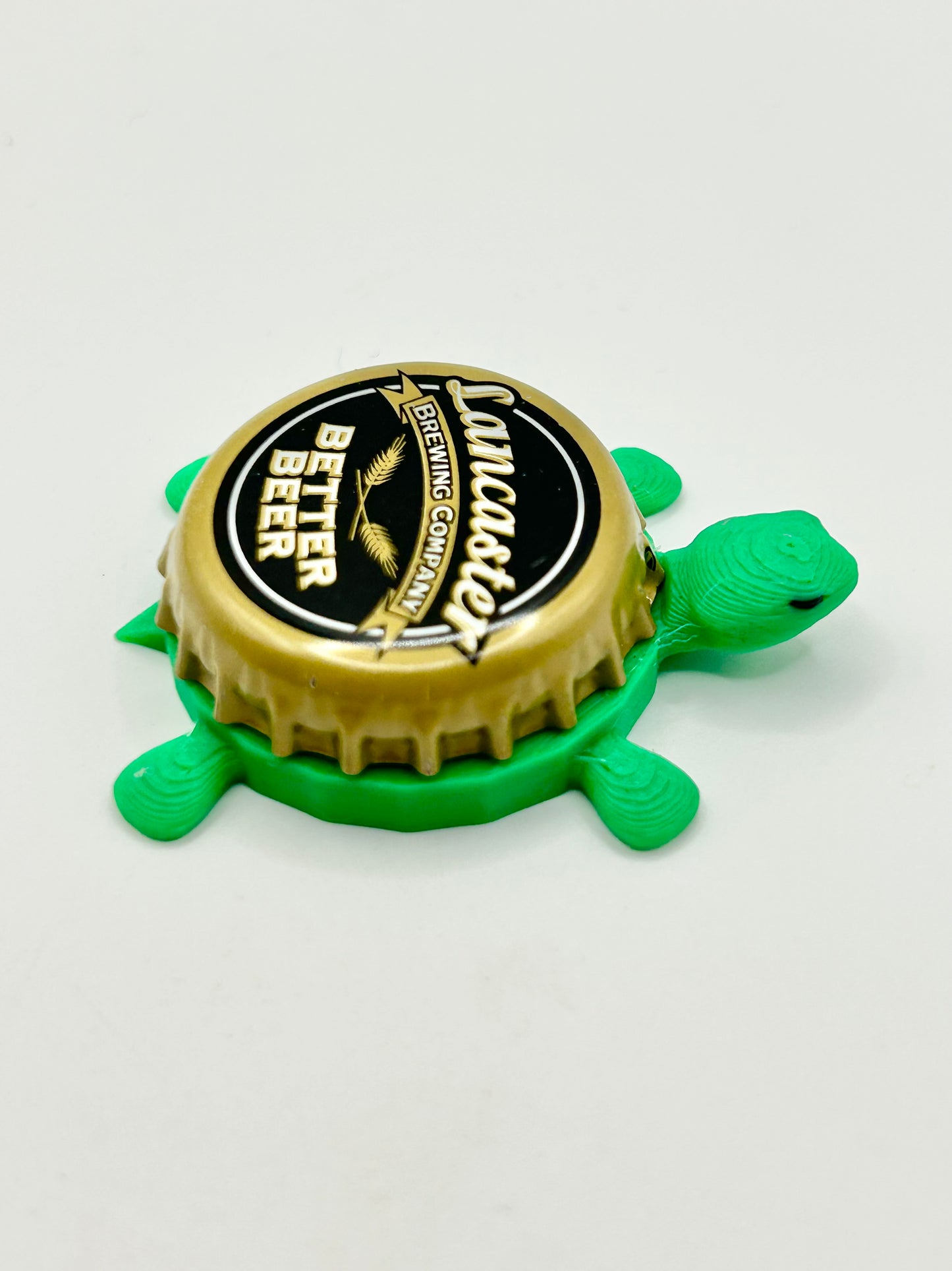 Lancaster Brewing (Better Beer) - Bottle Cap Magnet Turtle