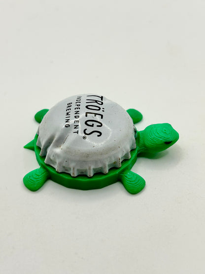 Troegs Beer (Dome Shell) - Bottle Cap Magnet Turtle Shell Shocked Art
