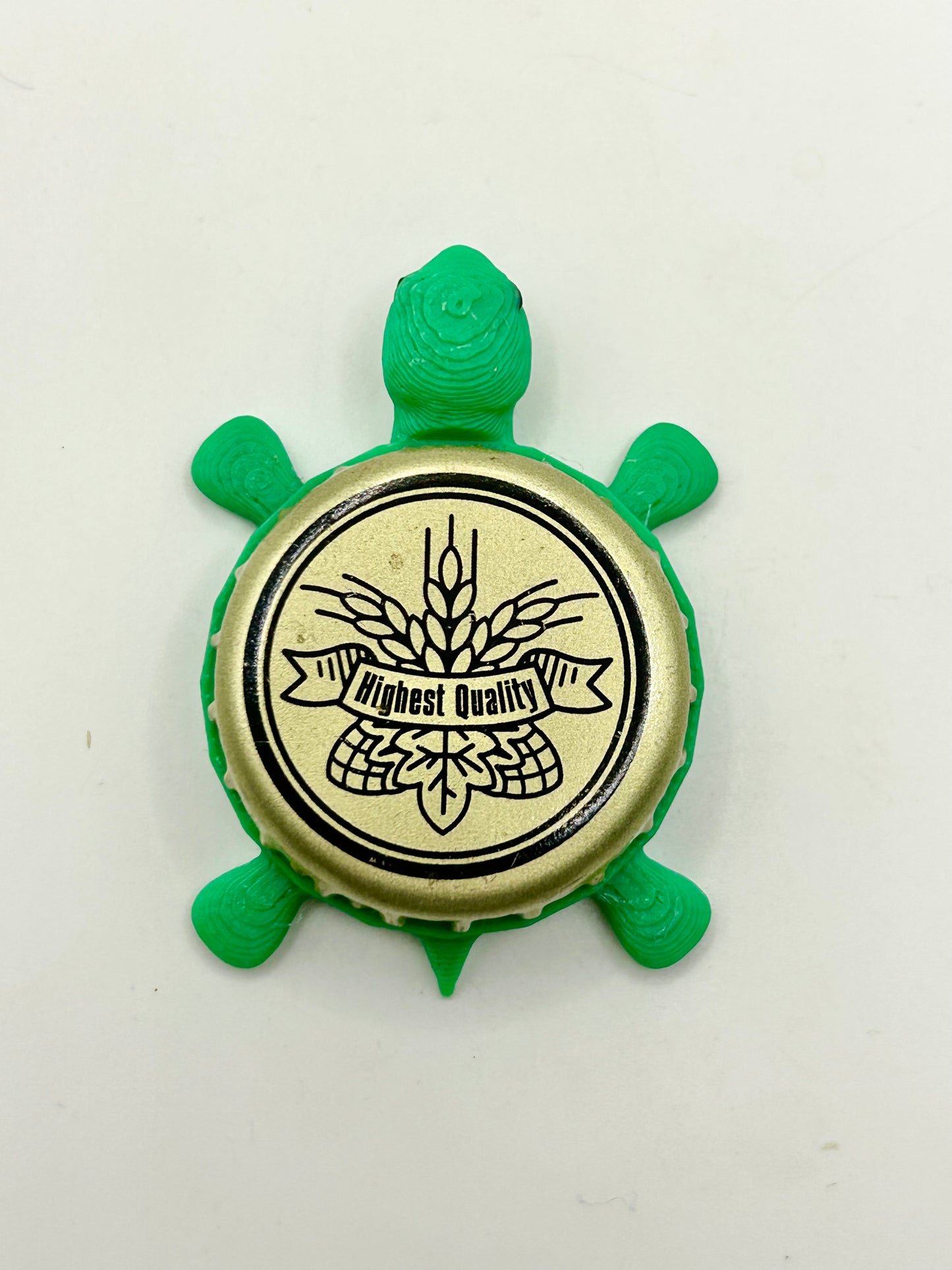 Blitz Weinhard Brewing (Highest Quality) - Bottle Cap Magnet Turtle