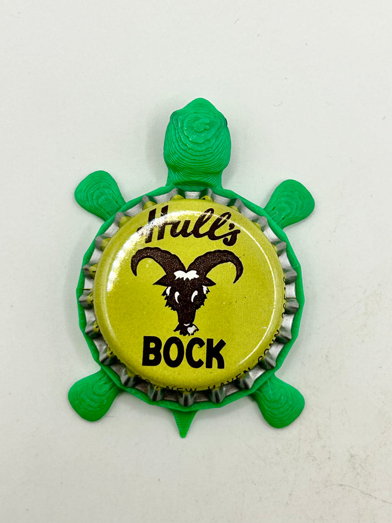 Hull’s Bock Ram - Bottle Cap Magnet Turtle Shell Shocked Art