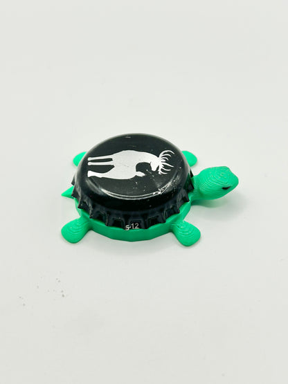 Old Dominion (Black) - Bottle Cap Magnet Turtle Shell Shocked Art