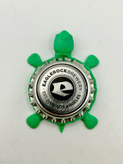 Eaglerock Brewing - Bottle Cap Magnet Turtle Shell Shocked Art