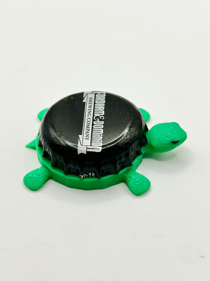 Fordham & Dominion - Bottle Cap Magnet Turtle Shell Shocked Art